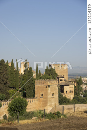 Alhambra, Generalife and Albayzin, UNESCO site, Granada, Andalusia, Spain 120114379
