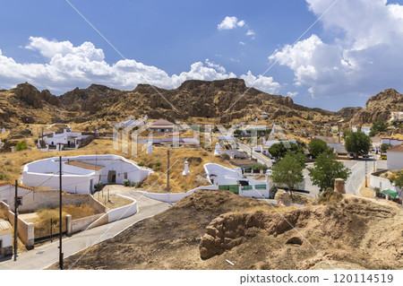 Guadix caves houses (Cuevas de Guadix), Guadix, Province of Granada, Andalusia, Spain Guadix caves houses (Cuevas de Guadix), Guadix, Province of Granada, Andalusia, Spain 120114519