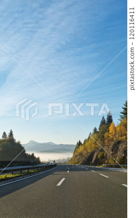 Highway through Gorski Kotar 120116411