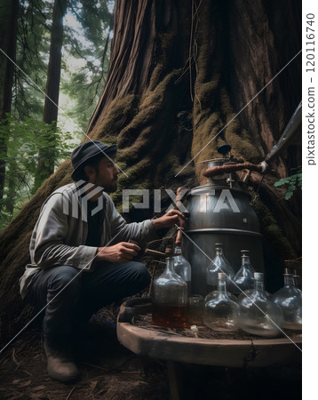 Forest essence distillation: crafting ent draught in nature's embrace for herbal healing Forest essence distillation: crafting ent draught in nature's embrace for herbal healing 120116740