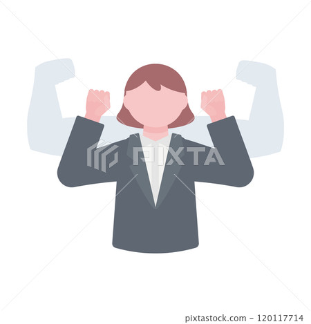 Motivated female office worker 120117714