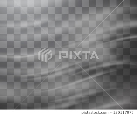 Wind effect, air steam, white air flow wave overlay vector effect, realistic stream of wind background wave fumes motion 120117975