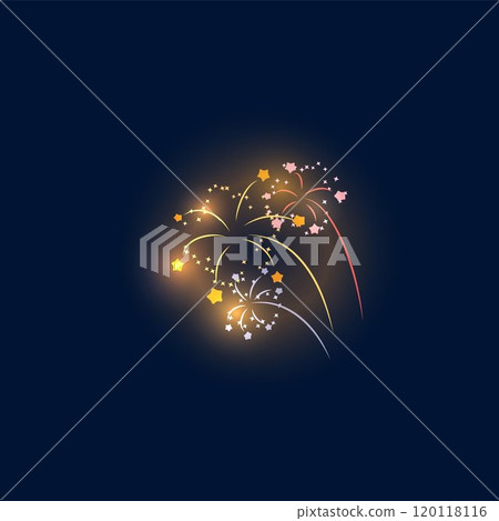 Colorful fireworks. Shining sparks. Colorful fireworks. Shining sparks. 120118116