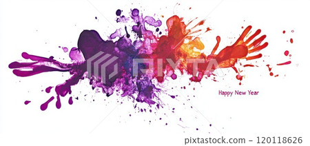 Vibrant New Year art celebration 120118626