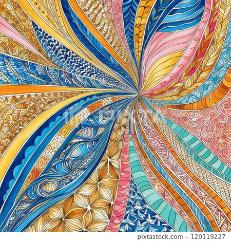 Background. Pattern. Wallpaper. Paisley design. Abstract illustration. Textile design. Art. Design 120119227