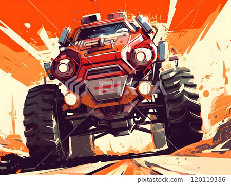 Dynamic race car on track - motorsport excitement and speed design Dynamic race car on track - motorsport excitement and speed design 120119386