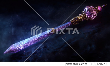 crystal scepter 120120745