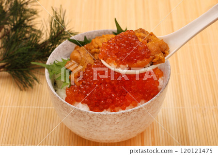 Bowl of rice dumplings 120121475