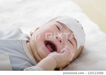 Crying baby with fever Crying baby with fever 120122006