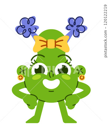 Cute brave girlish weirdoes character Cute brave girlish weirdoes character 120122219
