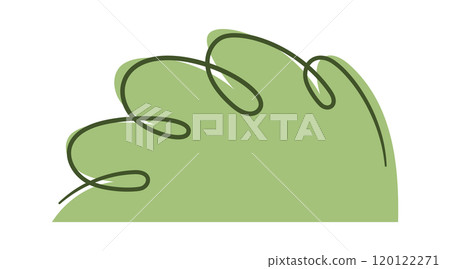 Green grass bush vector illustration Green grass bush vector illustration 120122271