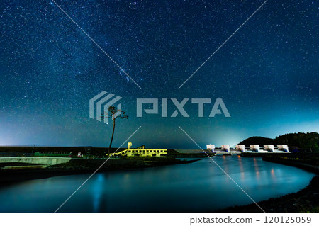 岩手三陸 一棵松樹的神奇星景 岩手三陸 一棵松樹的神奇星景 120125059