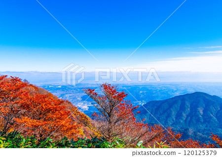 禦在所山三條公園的紅葉和景色 120125379