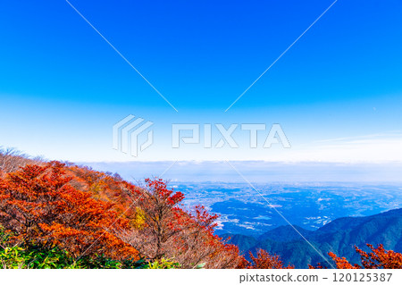 禦在所山三條公園的紅葉和景色 禦在所山三條公園的紅葉和景色 120125387