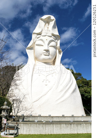 Kamakura City, Butsukaizan, Ofuna Kannon Temple, Great Kannon Statue Kamakura City, Butsukaizan, Ofuna Kannon Temple, Great Kannon Statue 120126251