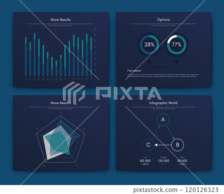 Vector graphics infographics with mobile phone. Template for creating mobile applications, workflow layout, diagram, banner, web design, business reports 120126323