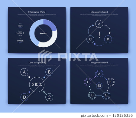 Vector graphics infographics with mobile phone. Template for creating mobile applications, workflow layout, diagram, banner, web design, business reports 120126336