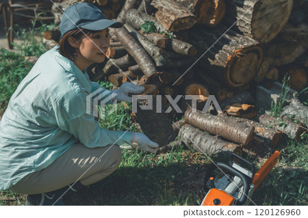 Making firewood Making firewood 120126960