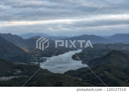 Cheongpyeong Lake Cable Car View Cheongpyeong Lake Cable Car View 120127318