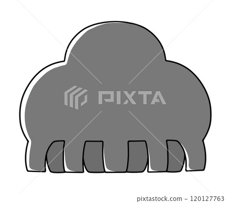 寬鬆簡單的髮髻夾,塗層紮實 寬鬆簡單的髮髻夾,塗層紮實 120127763