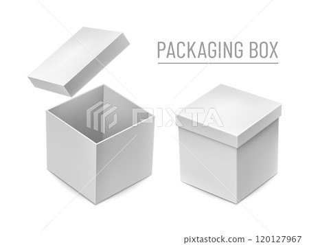 Opened cardboard boxes mockups 120127967