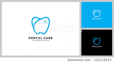 dental logo vector design template 120128914
