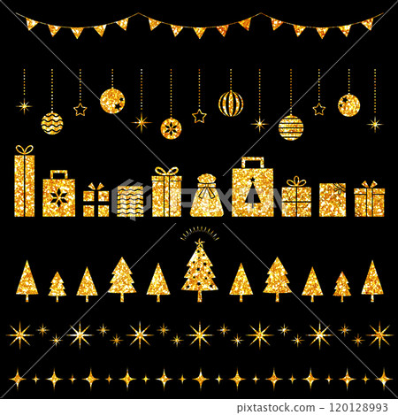 Christmas decorations_glitter 120128993