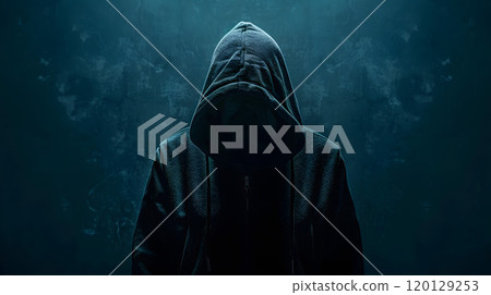 穿著連帽衫的可疑男子 穿著連帽衫的可疑男子 120129253
