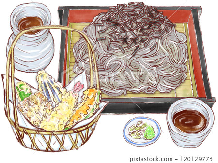 Tempura soba noodles 120129773