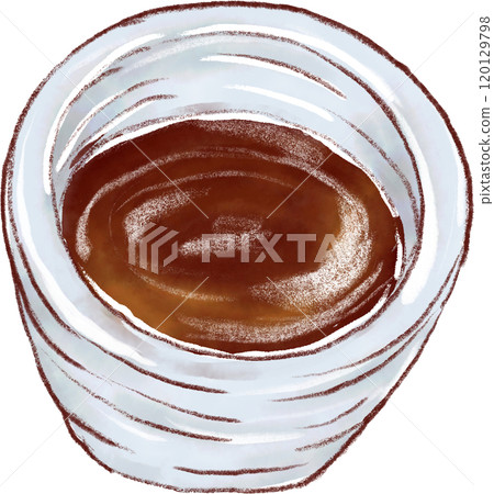 Soba choko (small cup) with soba sauce 120129798