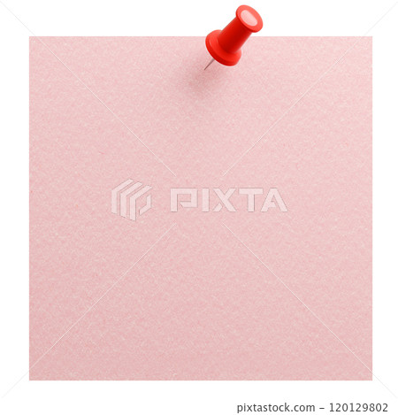 3D background material_thumbtack_paper_pink 120129802