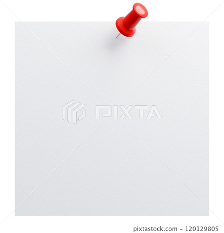 3D background material_thumbtack_paper_white 120129805