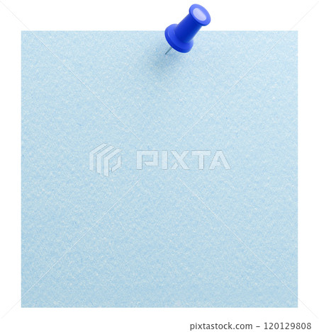 3D background material_thumbtack_paper_light blue 120129808