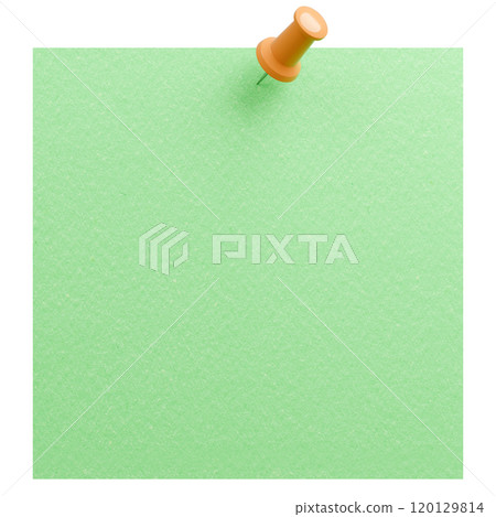 3D背景材料_圖釘_紙_綠色 120129814