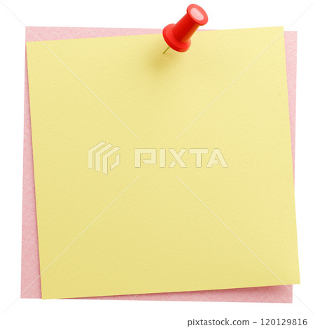 3D背景資料_thumbtack_paper_yellow 3D背景資料_thumbtack_paper_yellow 120129816