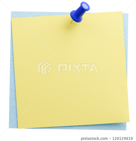3D背景資料_thumbtack_paper_yellow 3D背景資料_thumbtack_paper_yellow 120129819
