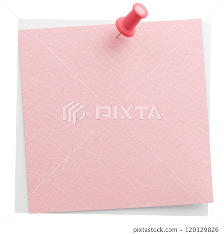 3D background material_thumbtack_paper_pink 120129826
