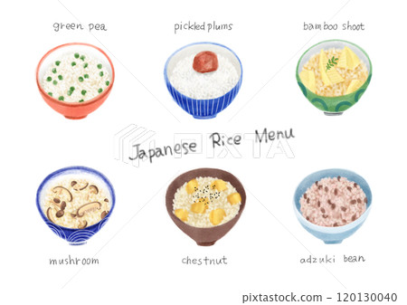 Japanese rice menu 120130040