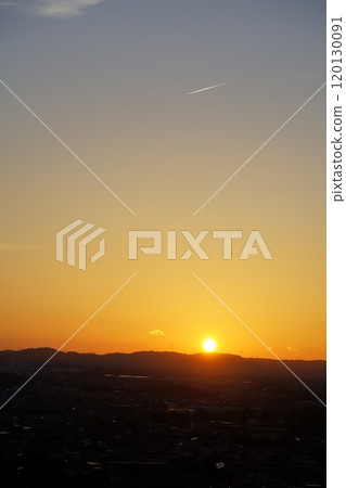 生駒山的夕陽 2 120130091