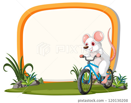 Mouse Riding a Bicycle Adventure 120130208