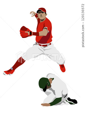 Baseball player "fielder" Baseball player "fielder" 120130372