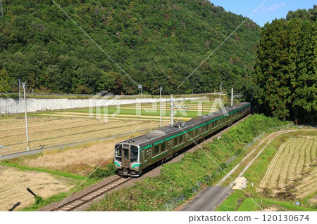 [JR East] E721 Series 1000 Rapid (Senzan Line: Yamadera - Takase) 120130674