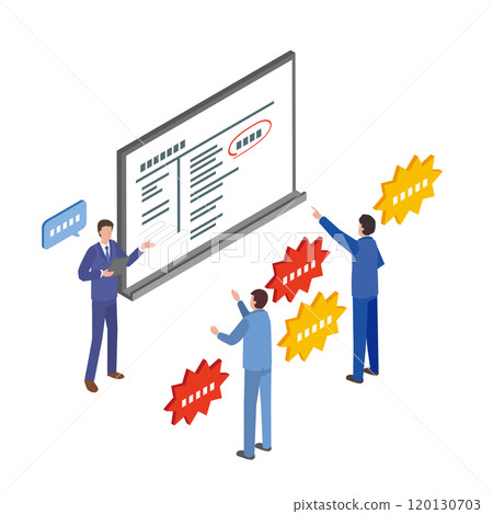 Illustration of an argument during a meeting Illustration of an argument during a meeting 120130703