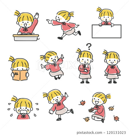 可愛的女孩插畫集 120131023