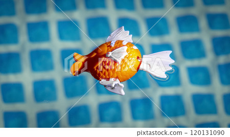 Toy fish in the pool 120131090