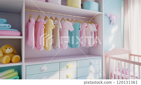 Baby clothes closet 120131361