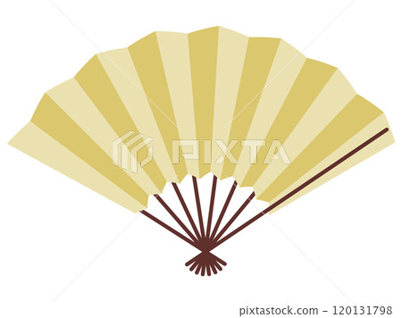 簡單扇子插畫素材 120131798