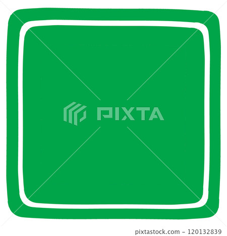 Illustration of a blank base for a stamp or seal. 120132839