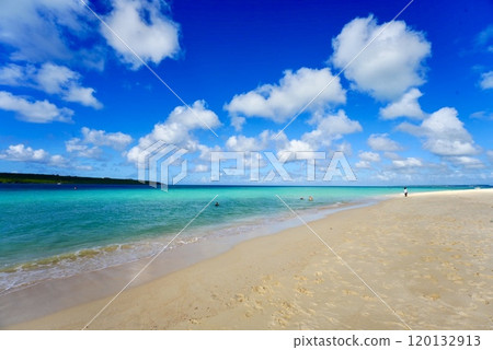 Yonaha Maehama Beach with its high transparency Yonaha Maehama Beach with its high transparency 120132913