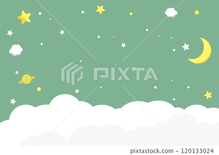 夜空和雲彩背景圖水平 夜空和雲彩背景圖水平 120133024